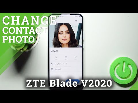 How to Add Photo to Contact in ZTE Blade V2020 – Personalize Contact List