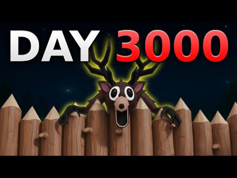 3000 Nights SOLO in the Forest (Roblox)