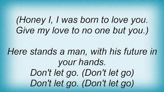 Temptations - Born To Love You Lyrics