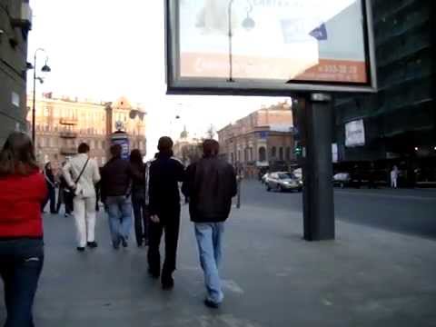 PETROGRADSKAYA METRO STATION. SAINT PETERSBURG, APRIL 25, 2009