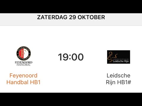 Feyenoord Handbal - Leidsche Rijn HB1