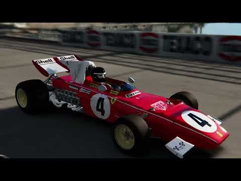 Ferrari 312B2 1971 Formula 1 race @ Monaco Faux 1972 | Assetto Corsa [4K]