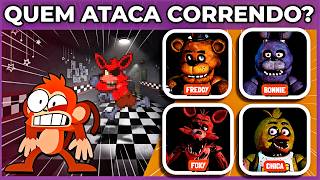 🐻 FNAF | 35 perguntas de Five Night at Freddy's. Só os fãs verdadeiros vão acertar #quiz #macaquiz 🎩