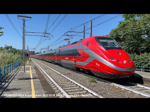 ES* FR 9588 TI FRECCIAROSSA Reggio di Calabria C.le - Torino Porta Nuova (ETR 500.37)