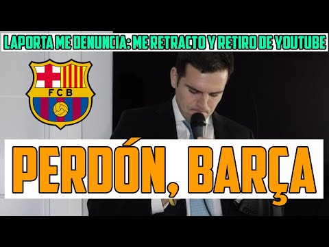 EL BARÇA ME DENUNCIA Y PIDO PERDÓN