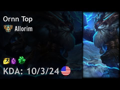 Ornn Top vs Renekton - Allorim - NA Challenger Patch 8.1