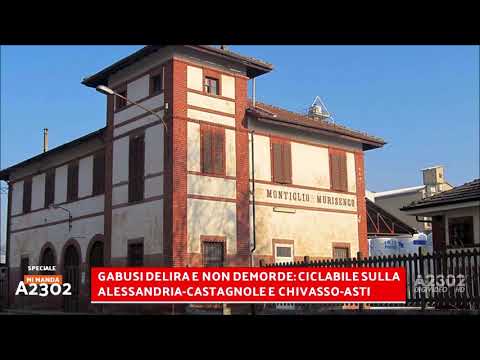 Mi Manda A2302 del 9 dicembre - Per Gabusi in Piemonte dai binari alle ciclabili