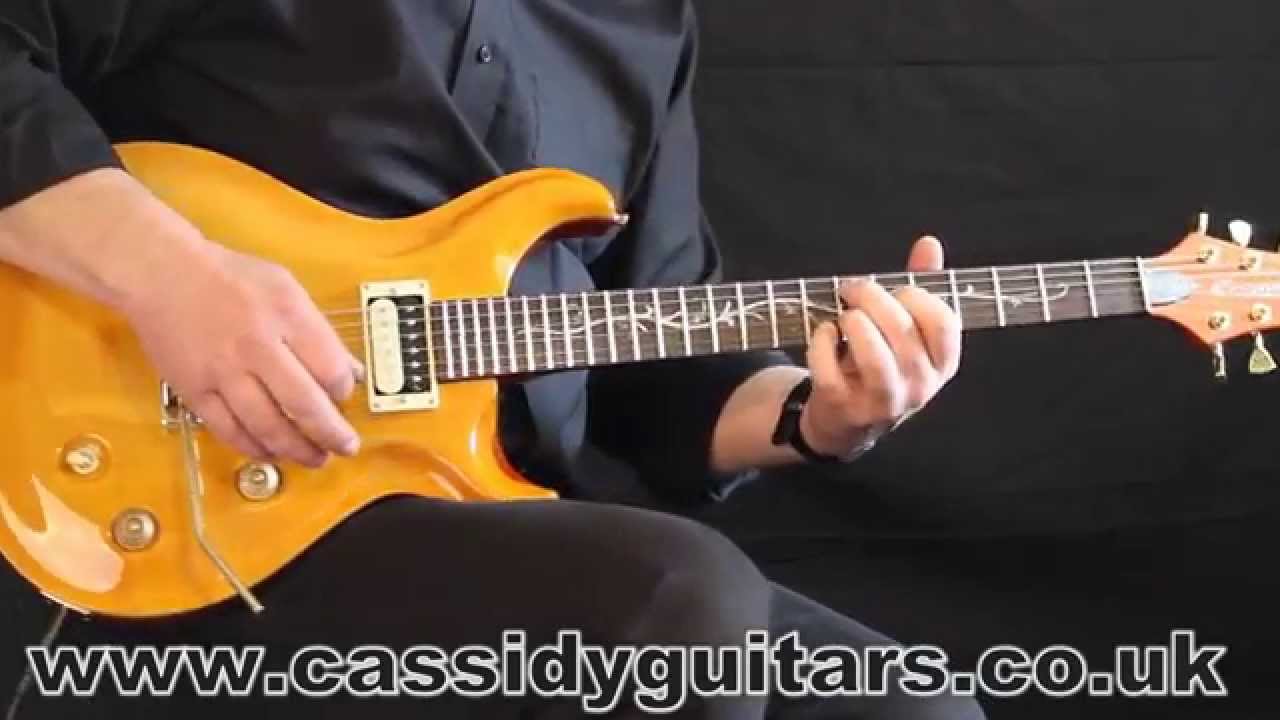 Cassidy CE Series CE751 TK at MusicRadar Guitars and Amps Expo 2014 - YouTube