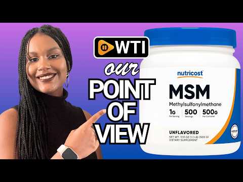 Nutricost Pure MSM Powder 500 Grams (Methylsulfonylmethane) 1.1 Pound (Pack of 1) - WTI product video review