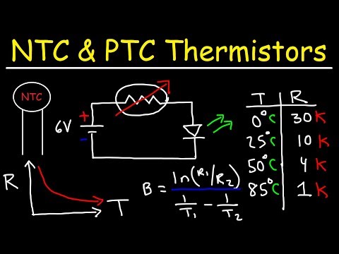 Thermistors - NTC & PTC - Thermal Resistors - Temperature Sensors & Resettable Fuses