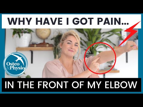 Why am I getting pain in the FRONT of my ELBOW joint?