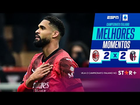 Gols e lances de Milan x Bologna
