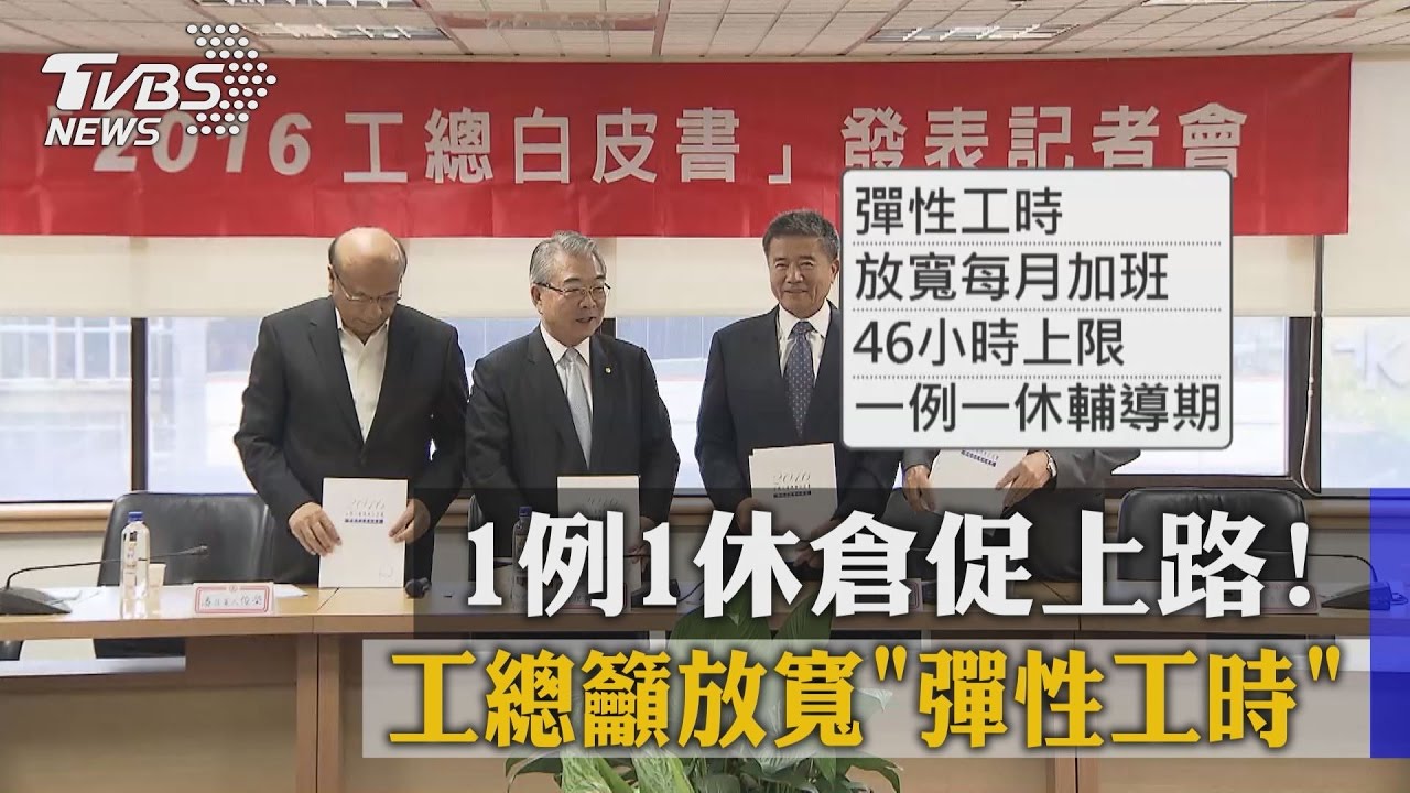 1例1休倉促上路！　工總籲放寬彈性工時