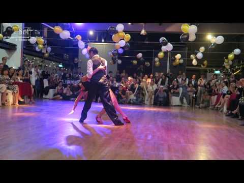  Neri Piliu  and  Yanina Quiñones  are  dancing  at  Singapore International Tango Festival  in  2016