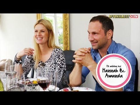Paolo och Lena Roberto i På middag hos Hannah & Amanda