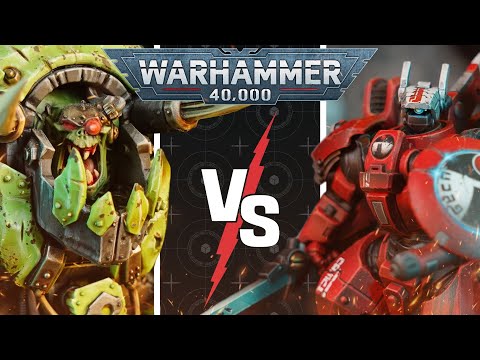 5000pts & NEW DETACHMENTS! Orks vs T'au Empire | Warhammer 40K Battle Report