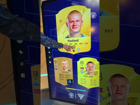 Erling Haaland predicts his 2034 FC Rating! ⚽️🎮 #Haaland #ManCity #Football #Shorts