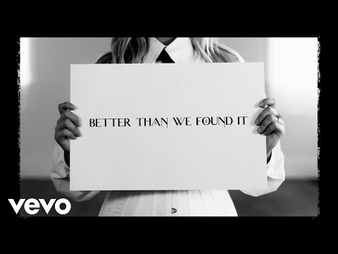 Maren Morris - Better Than We Found It (Official Lyric Video)