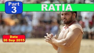 (1) Ratia (Haryana) Kabaddi Touranament 26 Sep 2015