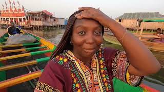 Living In Ganvie Benin, West Africa | Inside Africa’s Largest Floating Village #village #vlog