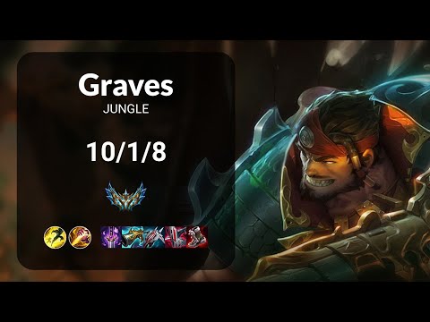 Graves vs Nidalee JUNGLE - KR CHALLENGER Patch 14.22