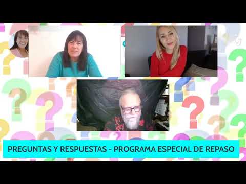 "PREGUNTAS Y RESPUESTAS"(73)=Con Andrea Barnabé y Naty Faviano. 