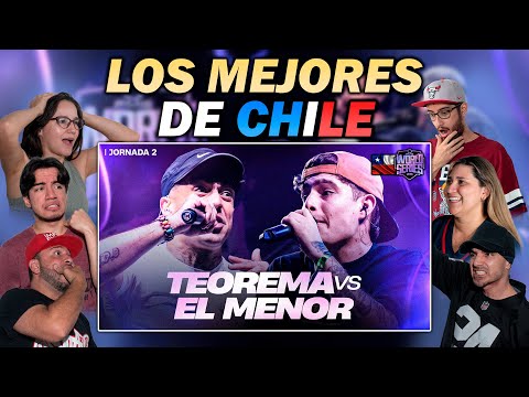 👑 ¡LOS REYES DE CHILE! - COLOMBIANOS REACCIONAN a EL MENOR vs TEOREMA [FMS WORLD SERIES SUPERLIGA]