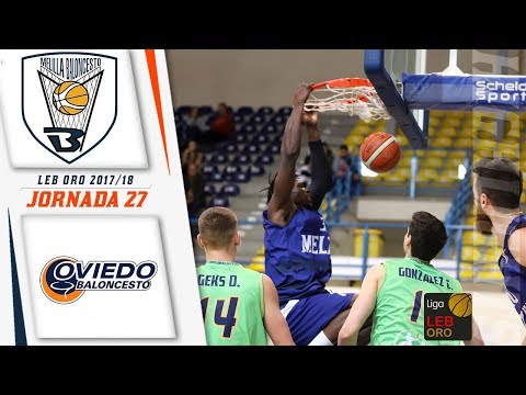 HIGHLIGHTS | Club Melilla Baloncesto vs Unión Financiera Oviedo (ORO 17/18 - J27)