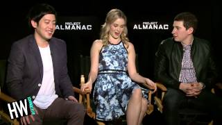 Sam Lerner, Allen Evangelista & Virginia Gardner Talk ‘Project Almanac’ Behind The Scenes! video