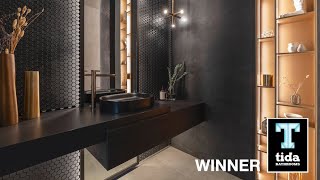 Cube Dentro wins the 2024 TIDA New Zealand Powder Room of the Year