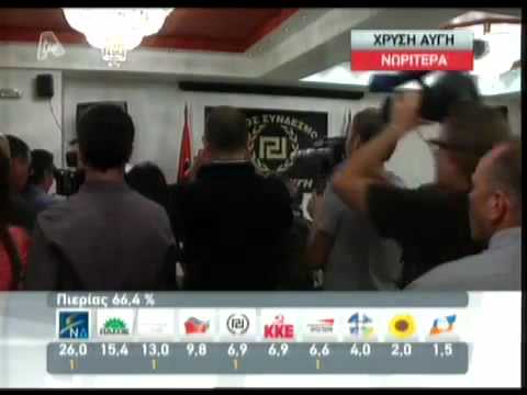 Χρυση Αυγη - Ενταση στην συνεντευξη Χιτλερολιακου