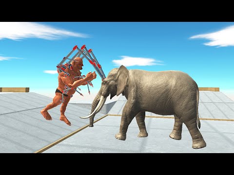 TENTACLES GIANT HILL 1 VS 1 EVERY UNIT | ANIMAL REVOLT BATTLE SIMULATOR