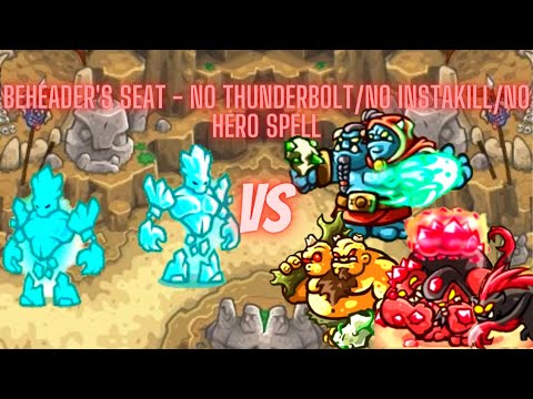 Kingdom Rush Origins: Beheader's Seat - No Thunderbolt/Instakill/Hero spell - Durax - Impossible