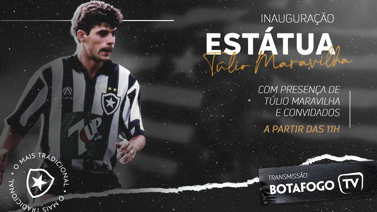 AO VIVO: Botafogo inaugura estátua de Túlio Maravilha no Estádio Nilton Santos AO VIVO: Botafogo inaugura estátua de Túlio Maravilha no Estádio Nilton Santos