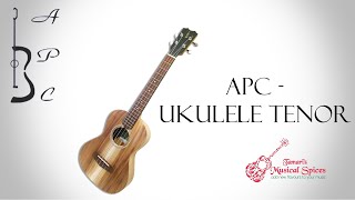 Tenor elektro-akustické ukulele APC TT CW EQ Koa s futrálem