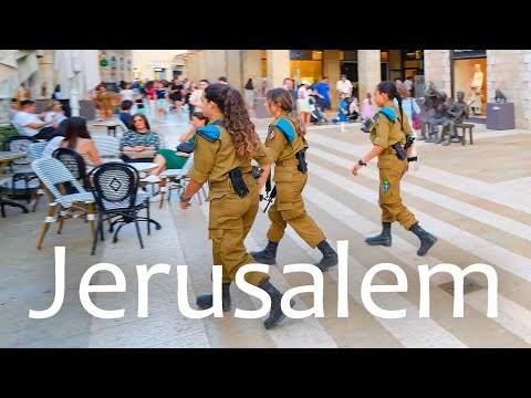 BEAUTIFUL JERUSALEM! A Serene Stroll Through the City's Charming Streets.