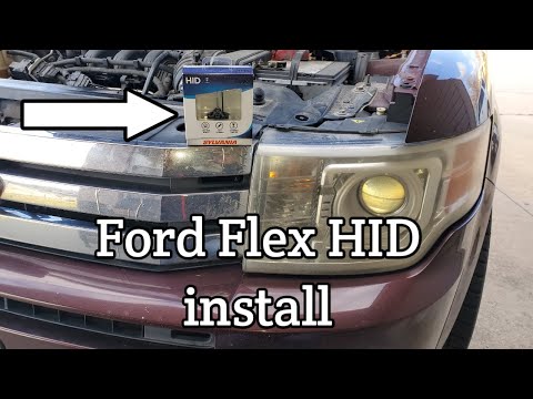 Ford Flex HID Install ( Fixing my wife's suv's headlights )