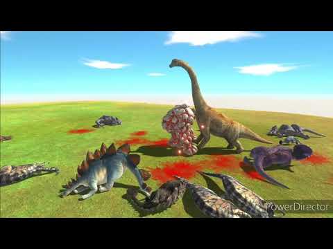 Golen de lava full pistola!!! animal revolt battle simulator