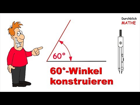 60°-Winkel mit dem Zirkel konstruieren