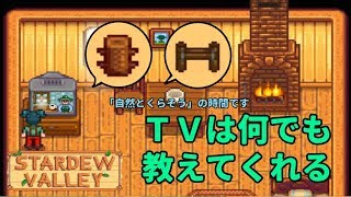#6 序盤はテレビが役立つ【Stardew Valley 実況】