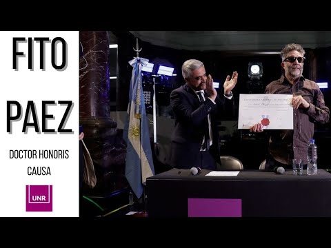 Fito Paez -  Mirta de regreso - Doctor Honoris Causa (UNR)