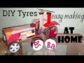Diy Tyres How To Make Rc Tyres At Home Tractor Model Tyres