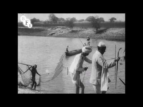 Eine Partie Fischfang bei dem Maharadscha von Kapurthala, Indien