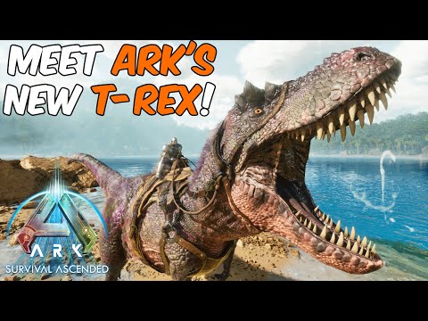 How to Tame the New EVO Tyrannosaurus REX in ARK Survival Ascended | Paleo ARK Evolution