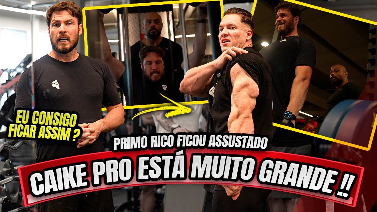 CAIKE PRO ASSUSTOU COM SEU TAMANHO - PRIMO RICO FICOU IMPRESSIONADO !