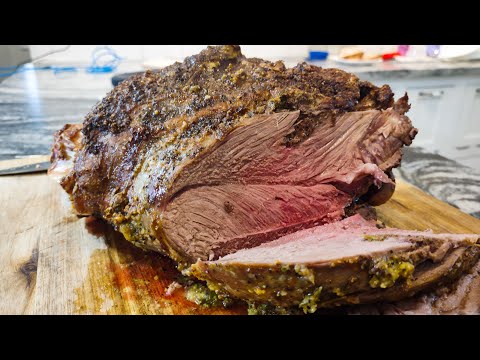 Herbs Infused Roasted Leg of Lamb