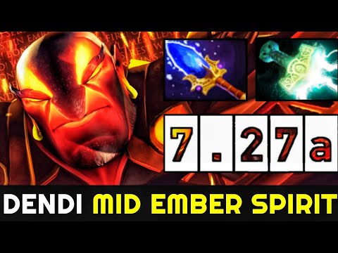 DENDI Mid Ember Spirit Outplayed Enemies with Scepter Build Dota 2