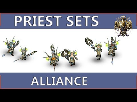 WOW Classic: Priest Alliance all Sets and Animations