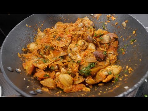 Tisrayanche Sukke | Clams | Shellfish | Kube Dry Masala