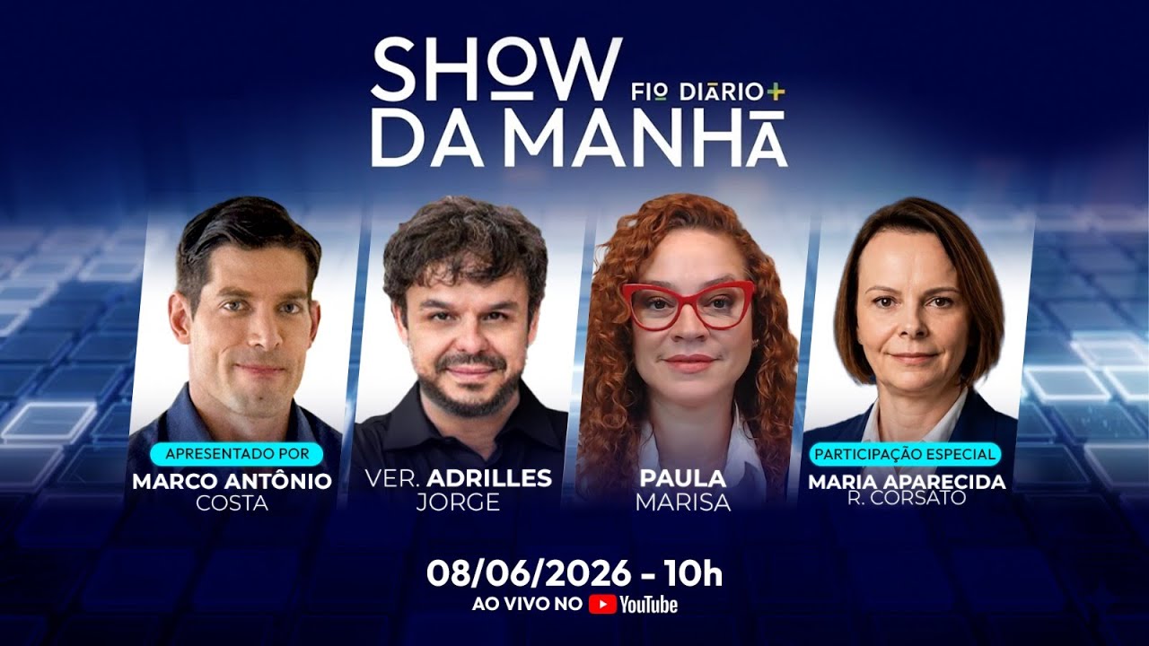 SHOW DA MANHÃ - EXCLUSIVO: DELEGADA DO CASO DEOLANE - OPOSIÇÃO REAGE À CENSURA - 08/06/2026